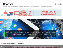 Tablet Screenshot of k-office.es